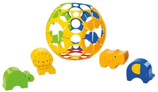 OBALL Hračka triedenie tvarov Oballo Jungle Adventures ™ 6m +
