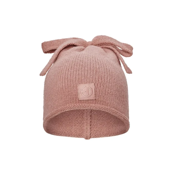 Elodie Details Čiapka Furry Knit Beanies - Rosy Bow 3-100 rokov