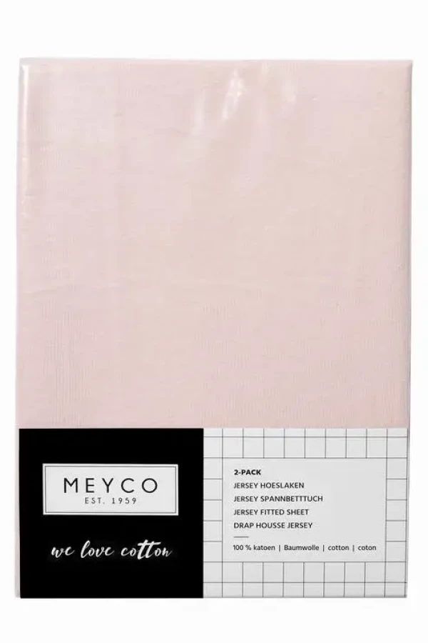 Meyco Džersejová plachta 40x80/90 - Light pink