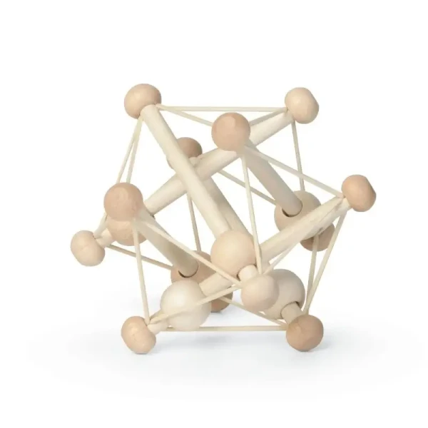 Manhattan Toy Drevená hrkálka Skwish Natural