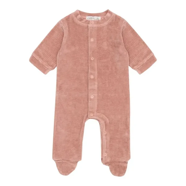 Witlof for kids dupačky 62/68 Dusty Pink velvet rib