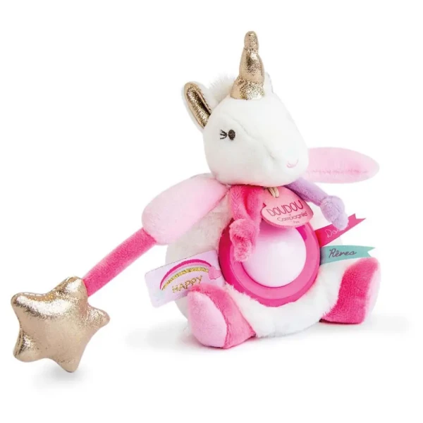 DouDou et Compagnie Veilleuses Nočné svetlo Jednorožec 20cm