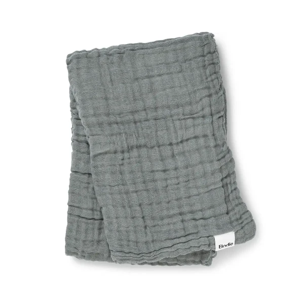 Elodie Details Mušelínová deka Crinkled blanket - Deco Turquoise