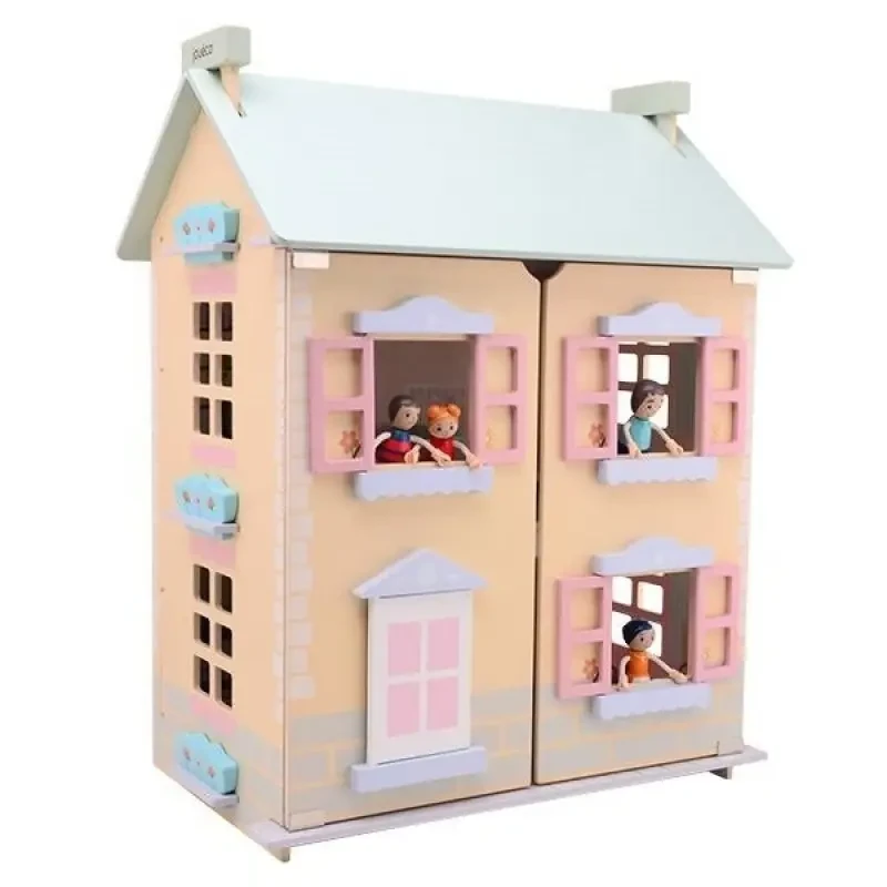 Jouéco Drevený domček pre bábiky 36m+
