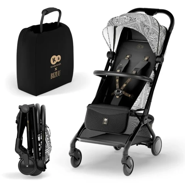 KINDERKRAFT Kočík športový Pilot 2 Lunar Black Bizuu