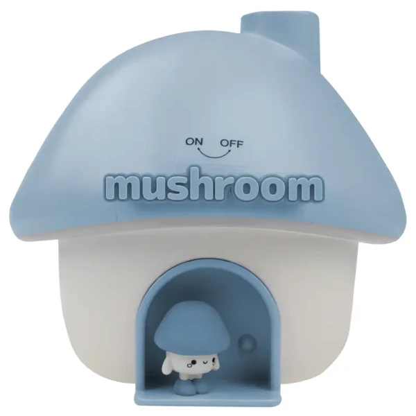 Mary's Zvlhčovač vzduchu a LED svetlo 2v1 - hríbik, modrá