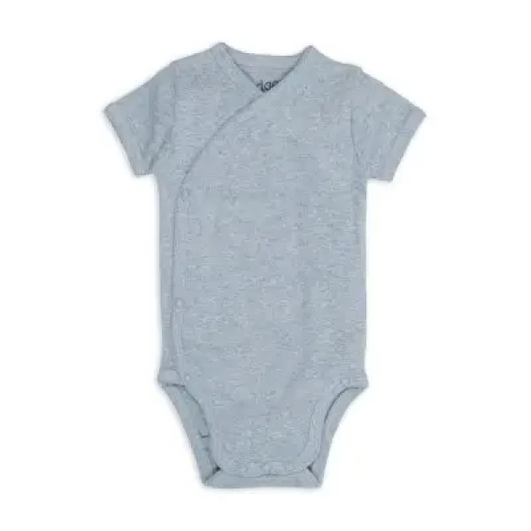 LODGER Body s krátkým rukávom Melange Blue Fogg vel. 74