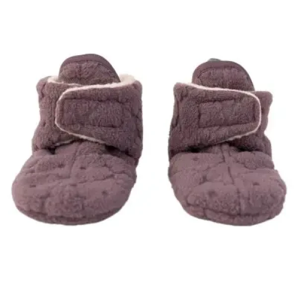 LODGER Capačky Slipper Folklore Fleece Mauve 6 - 12 mesiacov