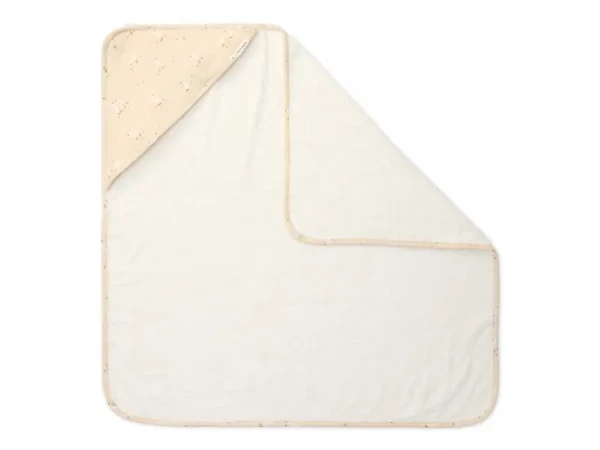 Little Dutch Osuška s kapucňou 75x75 cm Husa Newborn Naturals