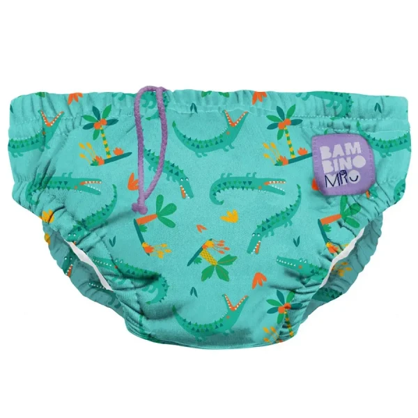 Bambino Mio dojčenské plavky Crafty Croc, 6-12 mesiacov