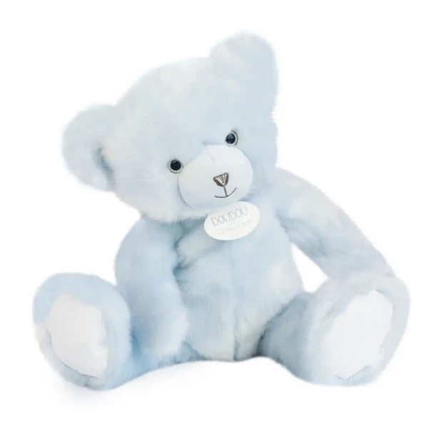 DouDou et Compagnie LP Medveď ľadovomodrý 37cm