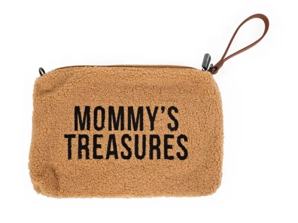 Childhome Puzdro na zips s pútkom Teddy Beige