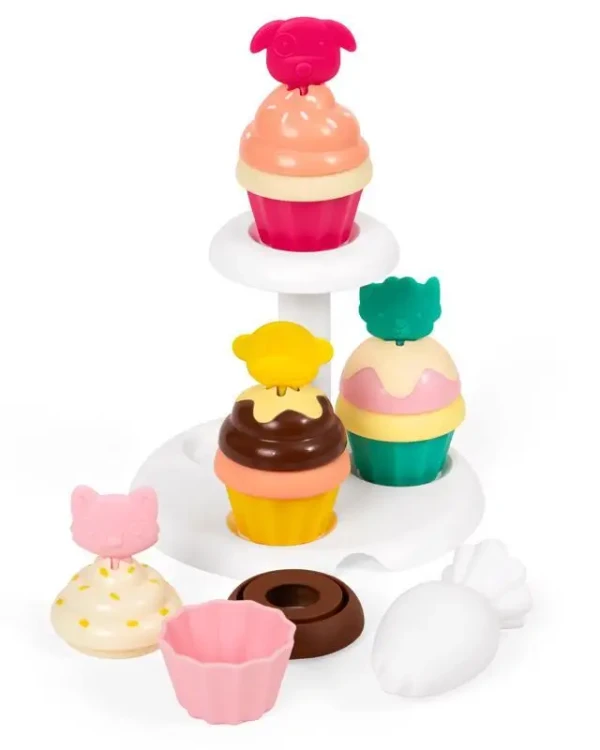 SKIP HOP Zoo stohovacie Cupcakes s meniacimi sa farbami 3r+