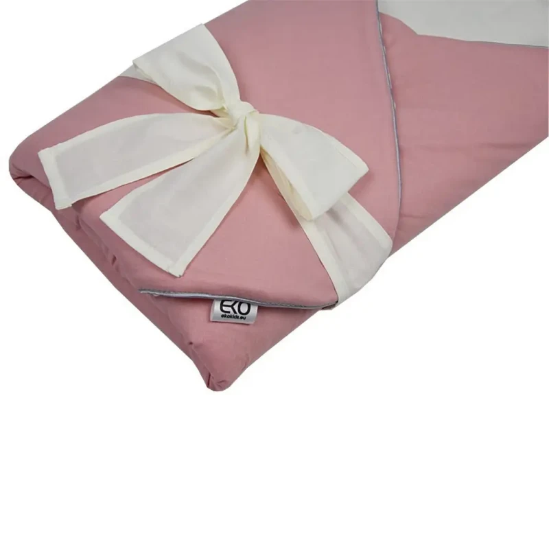 EKO Zavinovačka bavlnená s kokosovou vyberateľnou  vložkou Rose Pink 75x75cm