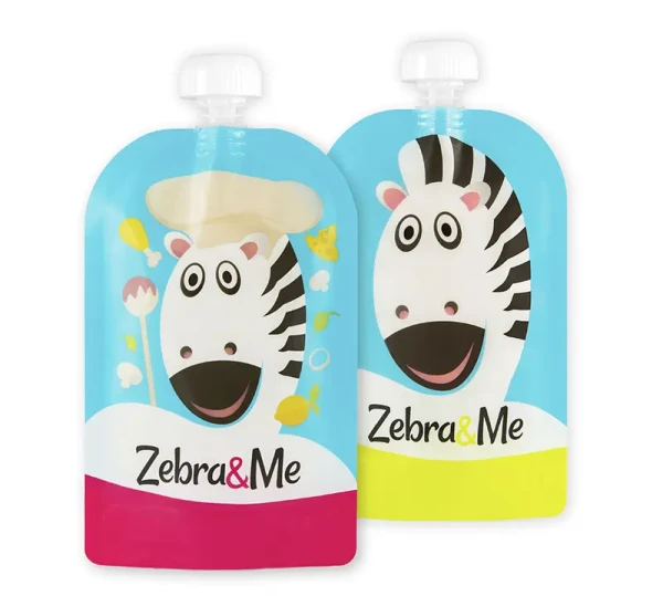 Zebra&Me kapsičky na opakované použitie 2ks | kuchár + zebra