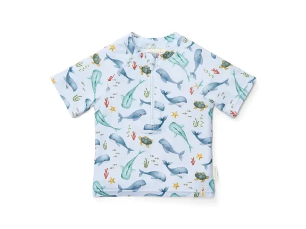 Little Dutch Plavecké tričko krátký rukáv Ocean Multicolor vel. 98/104