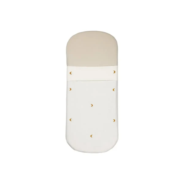 Joolz Sweet dreems jemná prikrývka Flat sheet Sunset ivory