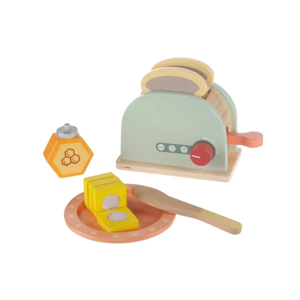 ZOPA Drevený toaster set, Wood