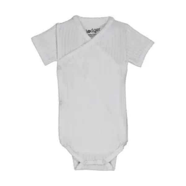 LODGER Romper SS Seersucker Cloud Dancer 56