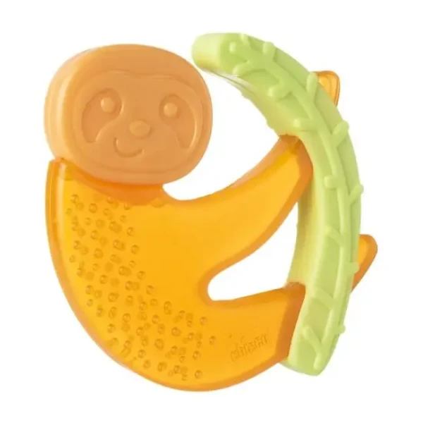 CHICCO Hryzačka chladiaca Fresh Lemur oranžový 4m+