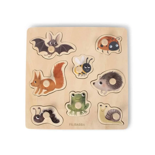 FILIBABBA DREVENÉ PUZZLE  - FOREST FRIENDS