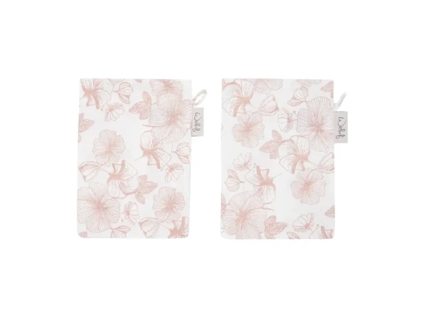 Witlof for Kids mušelinové žínky 2 ks Flower Powder
