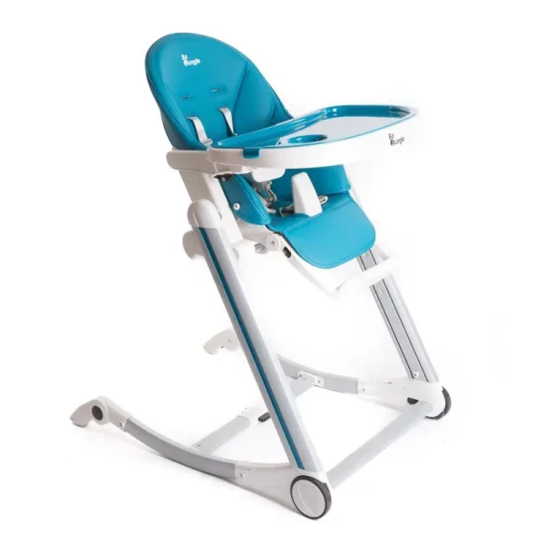 Bo Jungle Jedálenská stolička B-HIGH CHAIR Blue