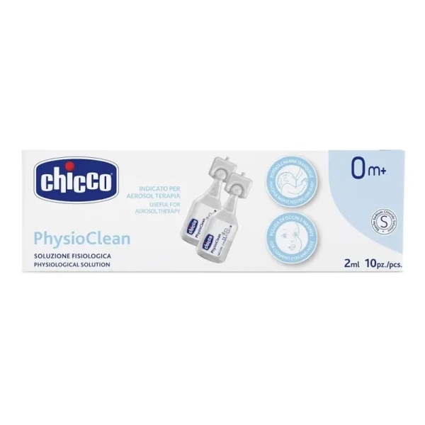 CHICCO Roztok fyziologický do nosa 2 ml, 10 ampuliek