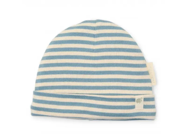 Little Dutch Čiapočka Stone Blue Stripe veľ. 0-3 m