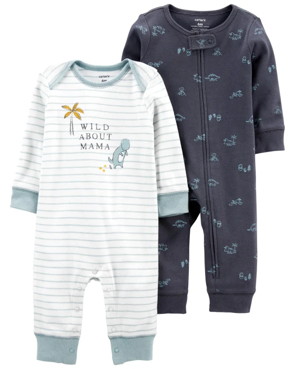 CARTER'S Overal 2 ks Blue chlapec LBB 3m, veľ. 62