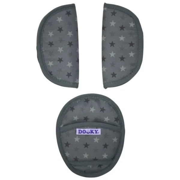 Dooky Chránič pásu Universal Pads Grey Stars