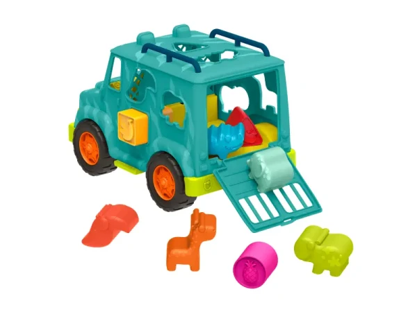 B-Toys Nákladiak s vkladacími tvarmi Animal Rescue