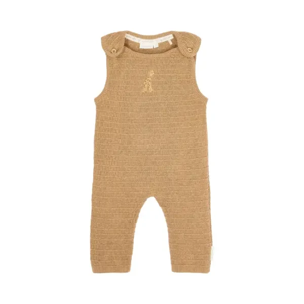 Little Dutch Overal pletený bez rukávov Safari Friends Soft Tan veľ. 62