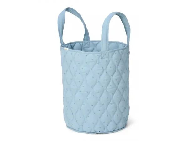 Little Dutch Košík textilný veľký Pure Denim Blue