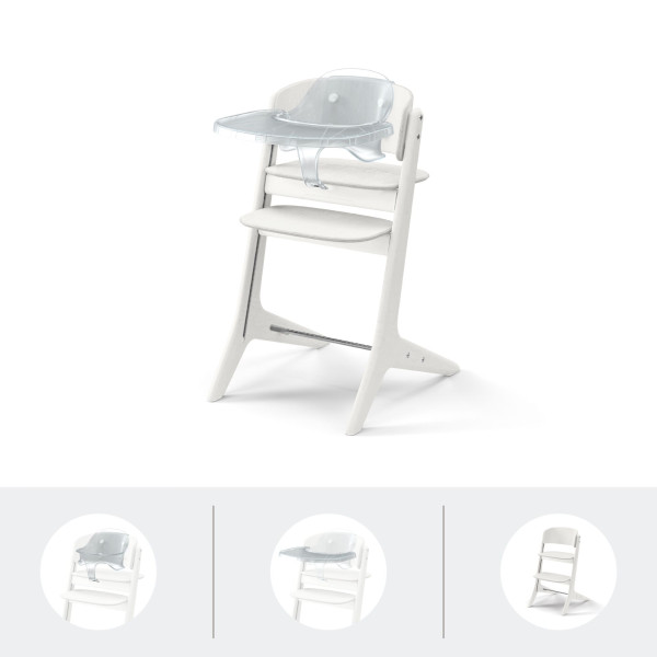 CYBEX LEMO PLATINUM 3v1 Jedálenská stolička White Wood