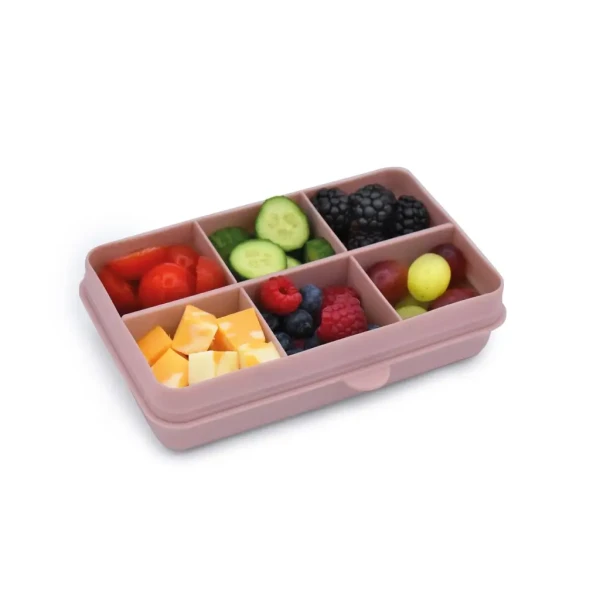 Melii Snackle Box krabička na občerstvenie mini - Luxe ružová