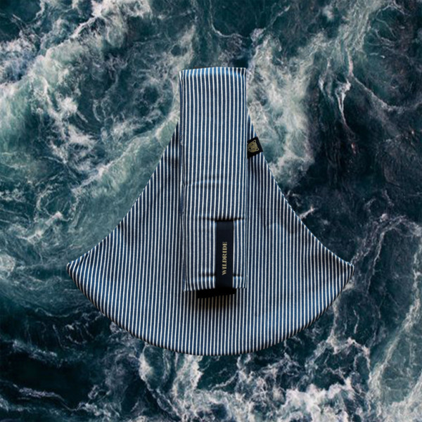 WILDRIDE Detský nosič PRINT - INDIGO STRIPE