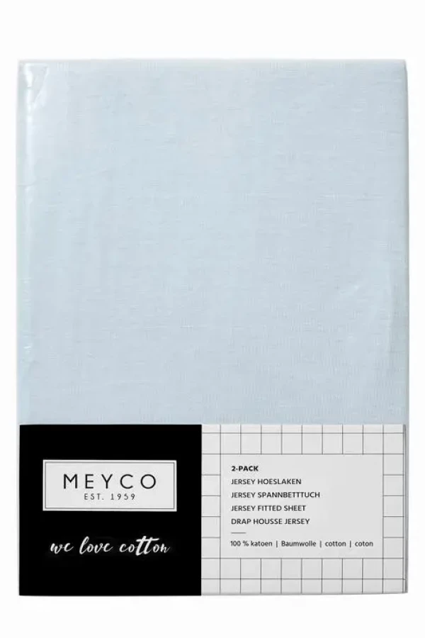 Meyco Džersejová plachta 40x80/90 - Light blue