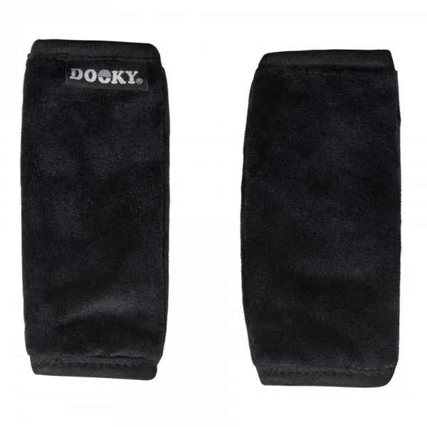 Dooky Chránič pásu Seatbelt Pads Black 2ks