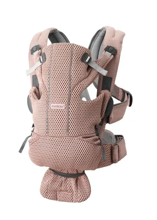 BABYBJORN ergonomický nosič MOVE Dusty pink 3D Mesh