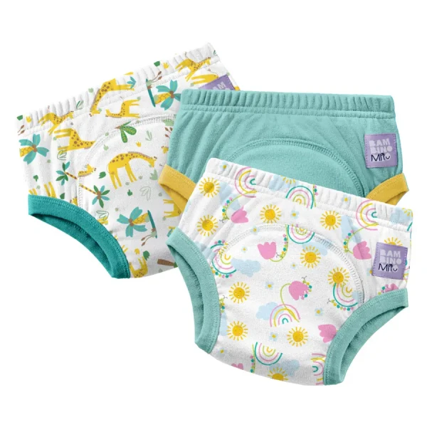 Bambino Mio učiace plienky 2-3 roky 3 balenie, BLUE SKIES