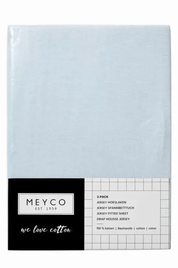 Žerzejové prostěradlo 60x120 - Light blue
