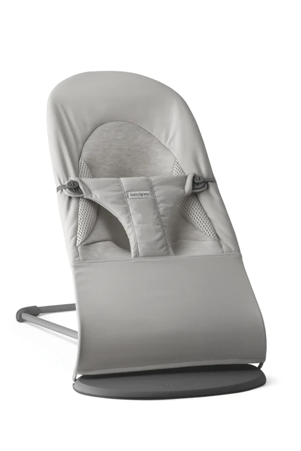 BABYBJORN BabyBjörn lehátko Balance SOFT Tri-Fabric Woven/Jersey Light Gray