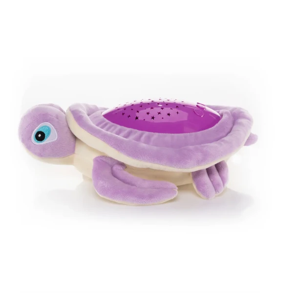 ZOPA Plyšová hračka Korytnačka s projektorom, Purple
