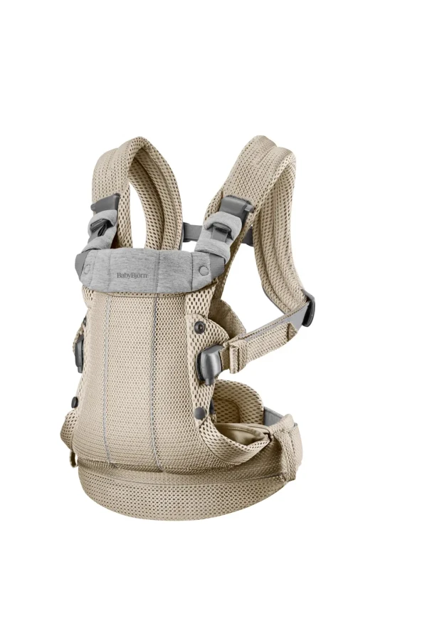 Babybjorn nosítko HARMONY Gray beige 3D Mesh