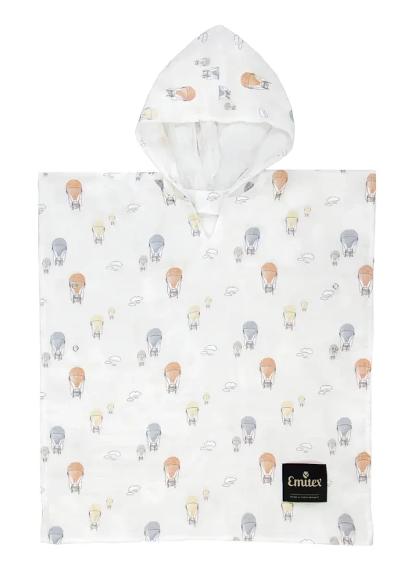 Emitex Mušelínové pončo Magic Sky