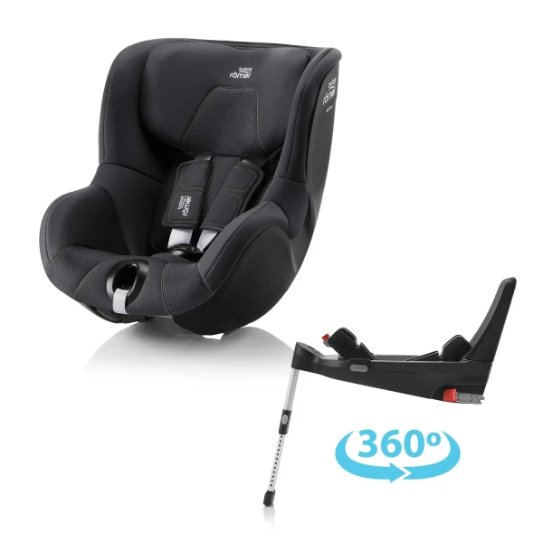 BRITAX RÖMER Autosedačka set Dualfix 5Z + Flex Base 5Z, Fossil Grey