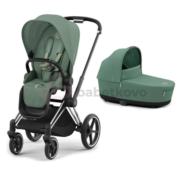 CYBEX PRIAM 2-kombinácia CHROME BLACK Leaf Green