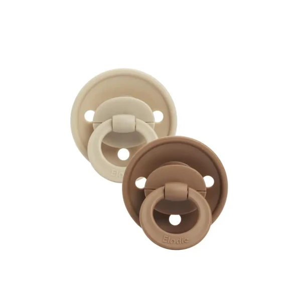 Elodie Details Silikónové cumlíky Binkie Bundle - Pure Khaki