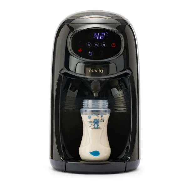 NUVITA Lattespresso stroj na prípravu dojčenského mlieka, Black